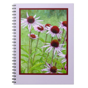 painted pink daisies notebook