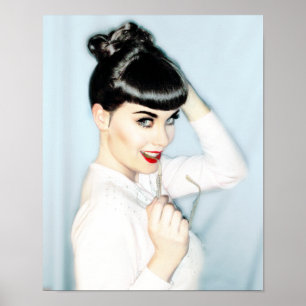 Painted Pinup Poster
