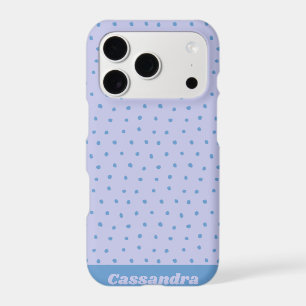 Painted Polka Dot Pattern in Lilac Personalised