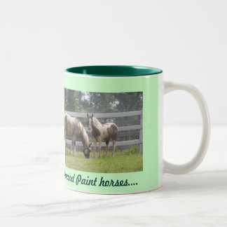 Painted Ponies Two-Tone Coffee Mug