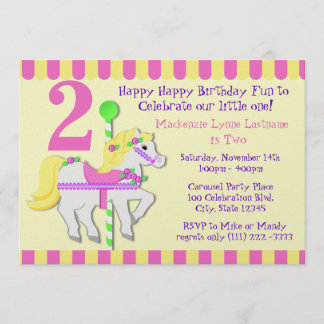 Painted Pony Birthday Party Invitation