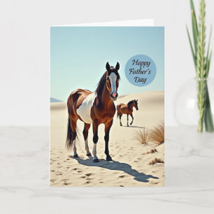 Painted Pony Fathers Day Card