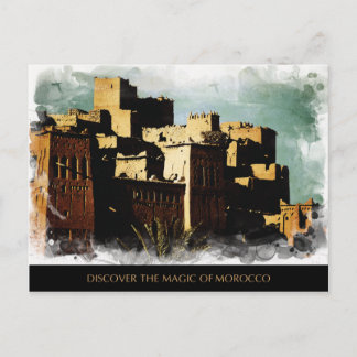 Painted Postcard of Morocco