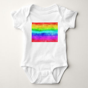 Painted Rainbow Baby Bodysuit