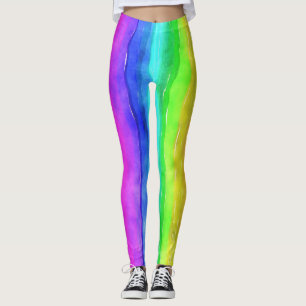 Painted Rainbow Leggings