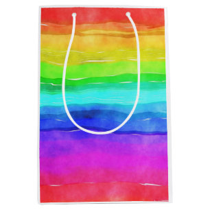 Painted Rainbow Medium Gift Bag