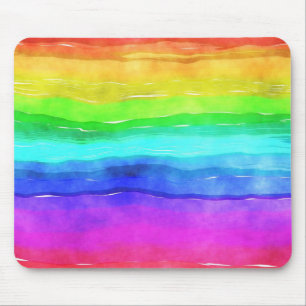 Painted Rainbow Mouse Mat