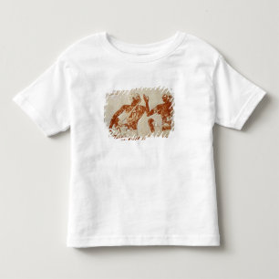 Painted relief depicting a flute player toddler T-Shirt