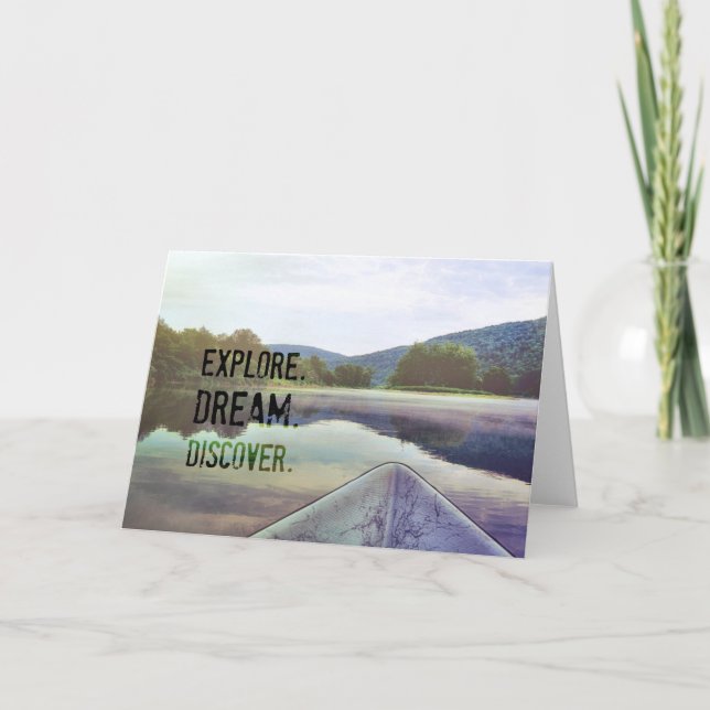 PAINTED RIVER Greeting Card (Front)