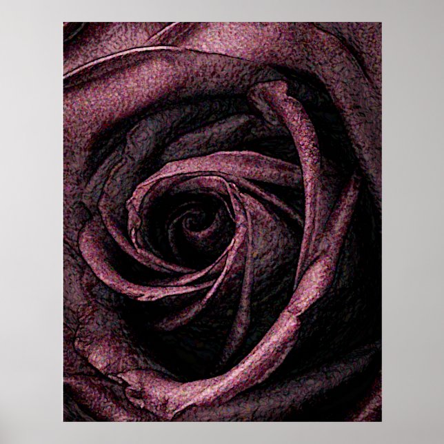 Painted Rose Poster (Front)