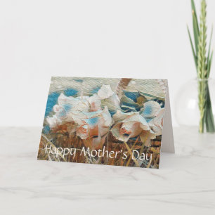 Painted Roses Happy Mother's Day Card