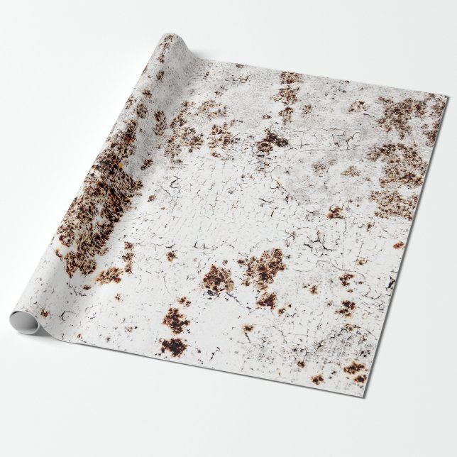 painted rusty metal  wrapping paper (Unrolled)