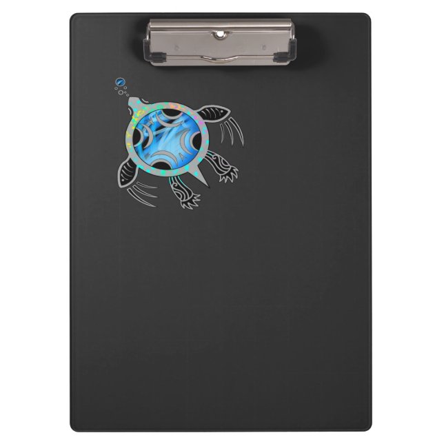 Painted Sea Turtle Clipboard (Front)