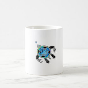Painted Sea Turtle Coffee Mug