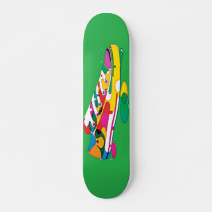 Painted Shoe Skateboard