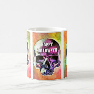 Painted skull. Customised Coffee Mug