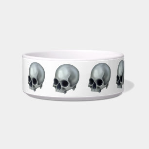 Painted Skull Pet Bowl