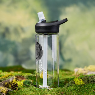 Painted Snail Greyscale Water Bottle