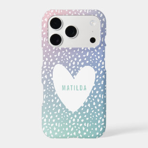 Painted spot + heart pastel gradient personalised