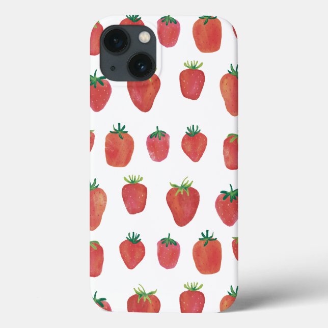 Painted Strawberries Case-Mate iPhone Case (Back)