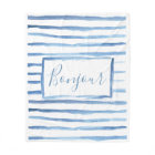 Painted Stripes Customisable Blanket