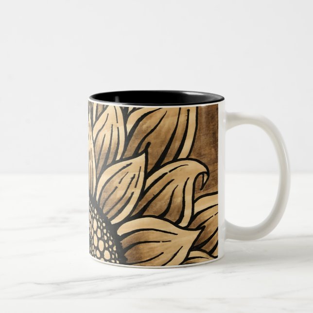 Painted Sunflower Mug (Right)