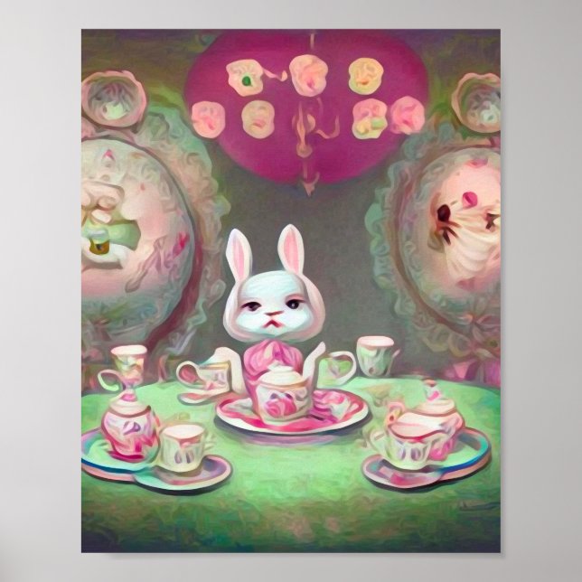 Painted Tea Party Poster (Front)