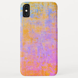 painted texture in sunset colours iPhone XS max case