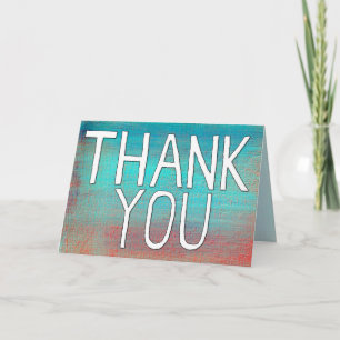 Painted Thank You Card (Customisable)