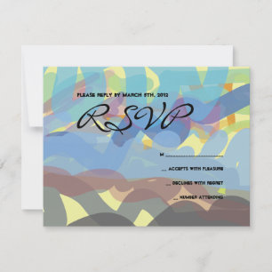 PAINTED TORAH Bar Bat Mitzvah Reply card