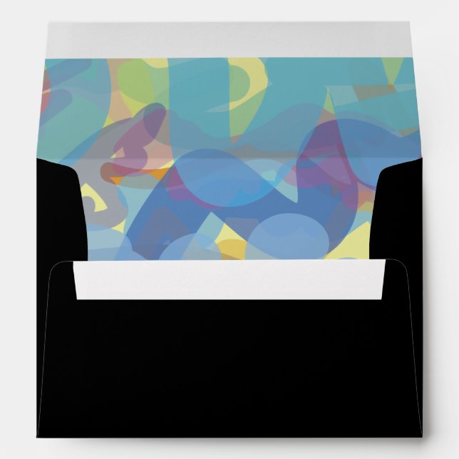 PAINTED TORAH Bat Bar Mitzvah Pre-Adressed Envelopes (Back (Bottom))