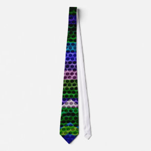 Painted Trendy Chevron Hole #5 Tie