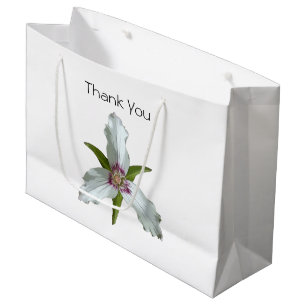 Painted Trillium Spring Wildflower Gift Bag