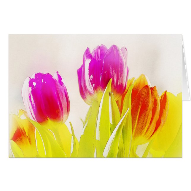 Painted Tulips (Front Horizontal)