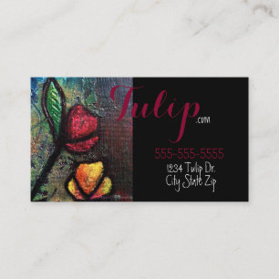 Painted Tulips Business Cards