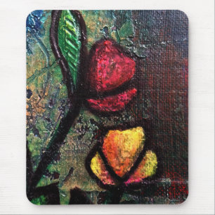 Painted Tulips Mouse Mat