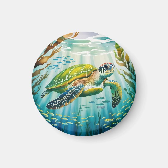 Painted Turtle Magnet (Front)