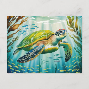 Painted Turtle Postcard