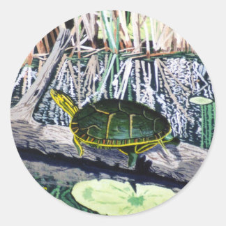 Painted Turtle Sticker
