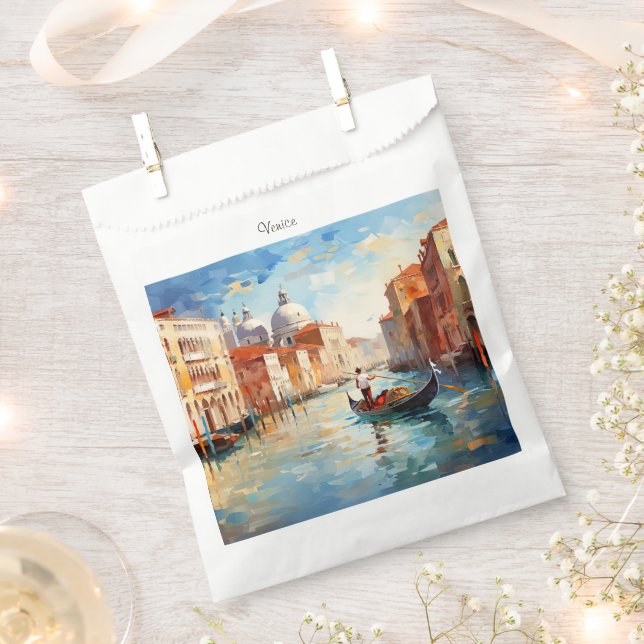 Painted Venice, Italy Favour Bags (Clipped)