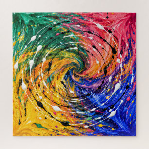 Painted Vortex Jigsaw Puzzle