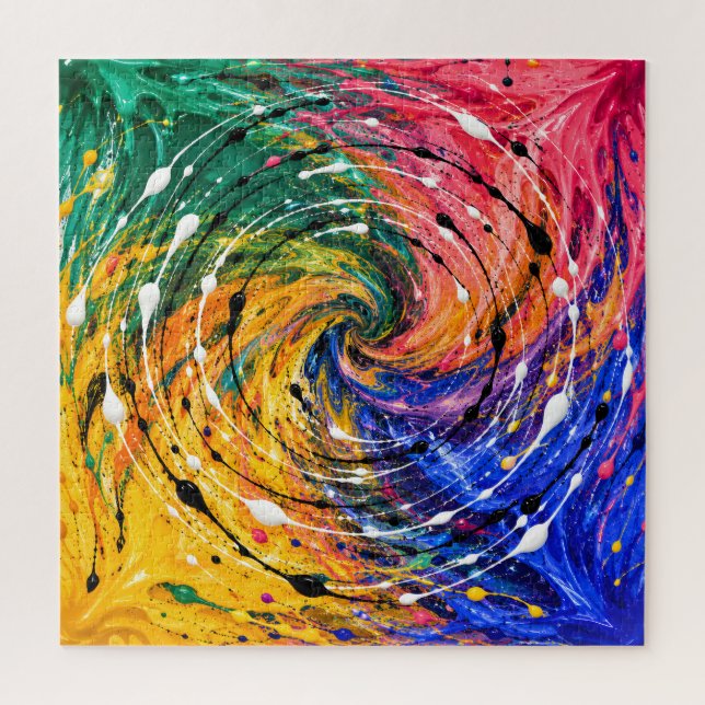 Painted Vortex Jigsaw Puzzle (Vertical)
