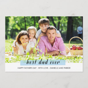 Painted washi tape father's day Card