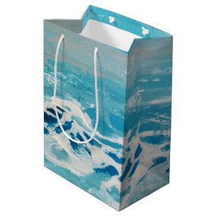 Painted Water Colours Medium Gift Bag