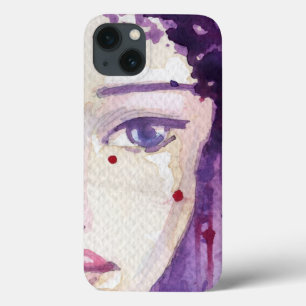 Painted Watercolor Background iPhone 13 Case