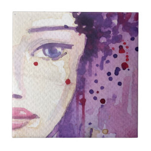 Painted Watercolor Background Tile