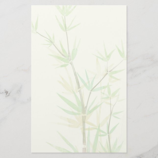 Painted watercolor card with wild stylised (Front)