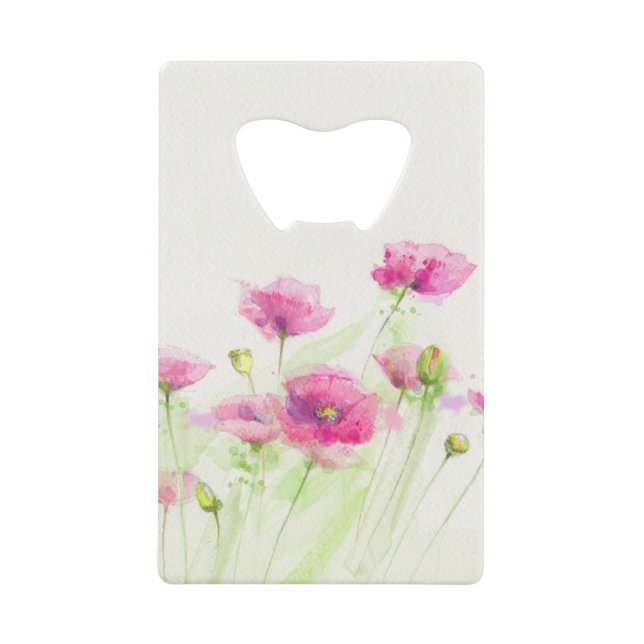 Painted watercolor poppies 3 (Front)