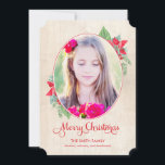 Painted Wood Christmas / Holiday Photo Card<br><div class="desc">Celebrate the season with this modern and stylish holiday card from Berry Berry Sweet. Visit WWW.BERRYBERRYSWEET.COM for more of our stylish holiday collections.</div>