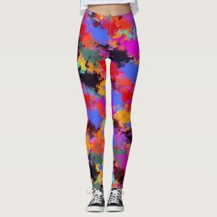 Painted Zebra Leggings